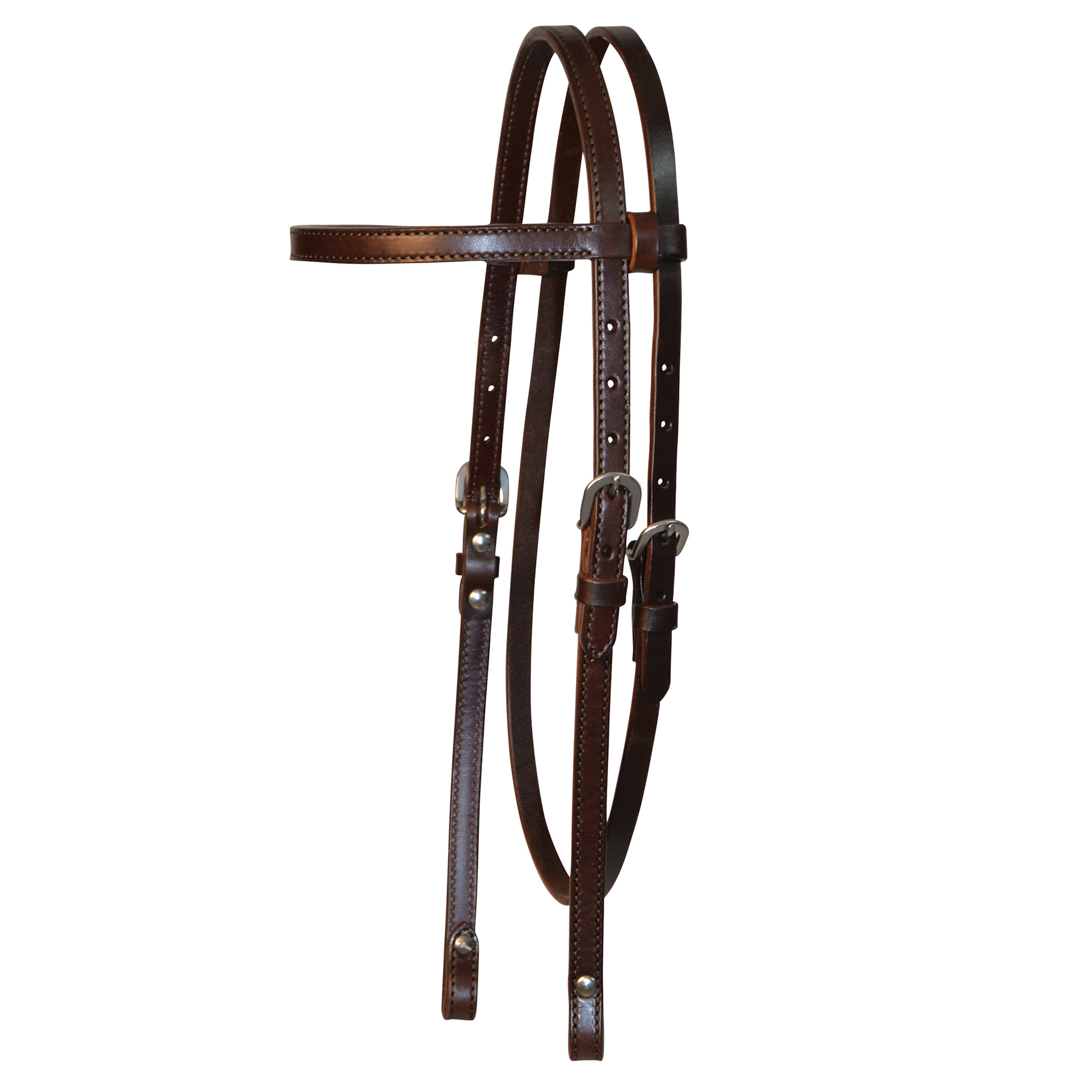 5/8" Plain Browband Headstall by Circle Y