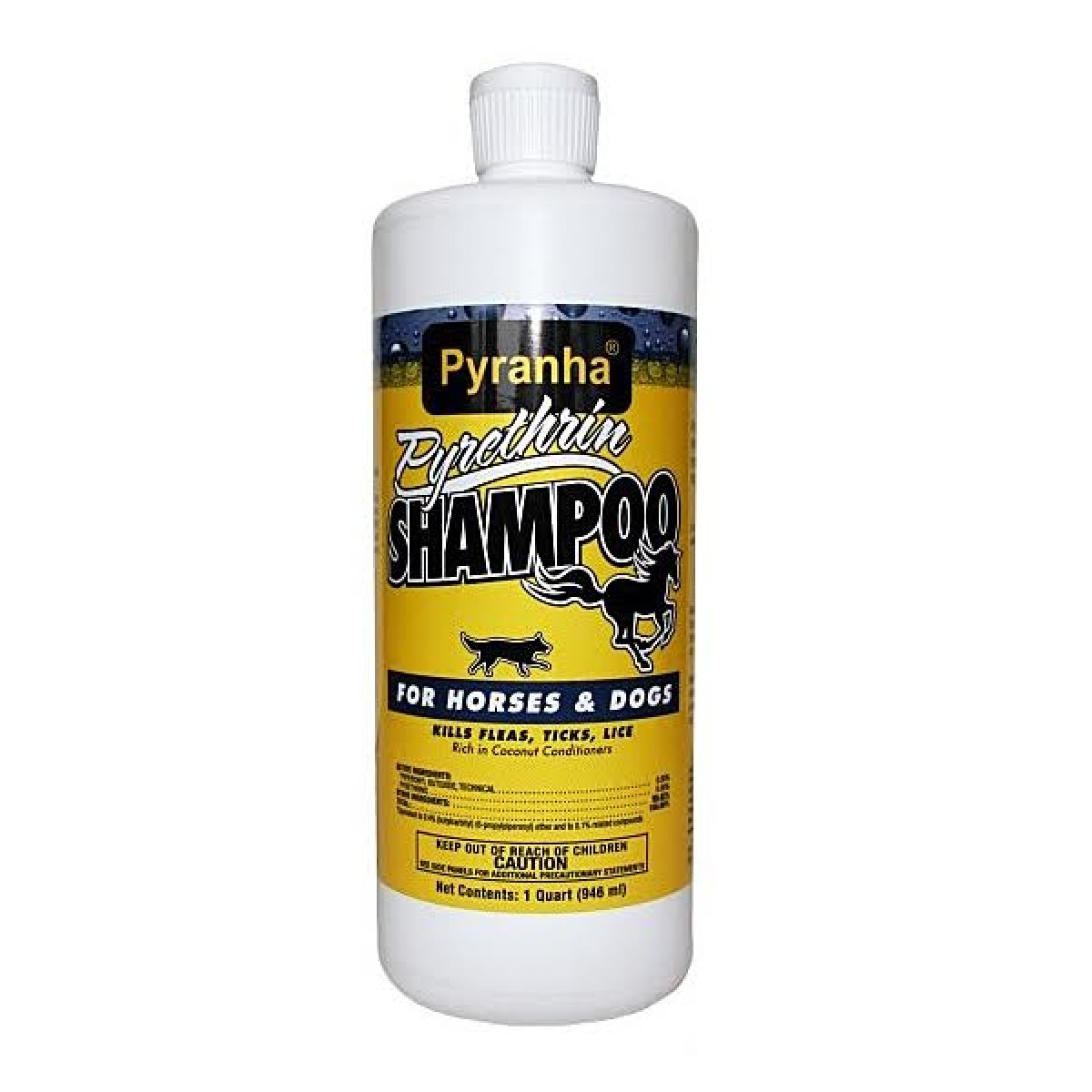 Pyrethrin Shampoo for Horses and Dogs by Pyranha