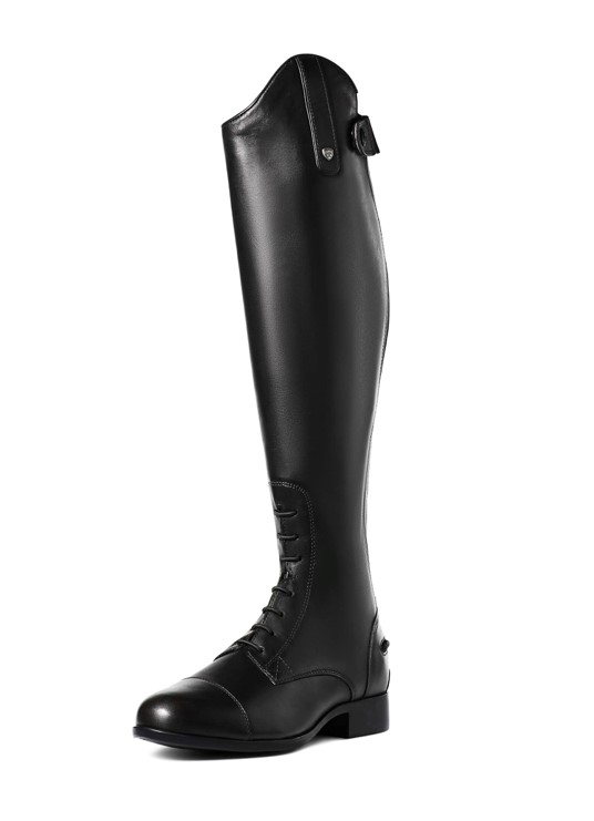 Women's Black Contour II Tall Field Zip Riding Boot by Ariat