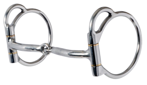 Trail Dee-3/8" Stainless Double Five Snaffle Bit by Reinsman