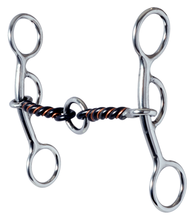 Just Enough- 3-Piece Sweet & Sour Snaffle Lifesaver Bit by Reinsman