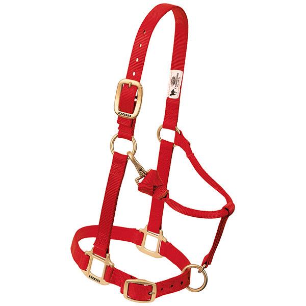 Premium Adjustable 1" Halter w/Throat Snap by Weaver