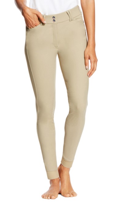 Women's Tri-Factor EQ Grip Knee Patch Tan Breech by Ariat