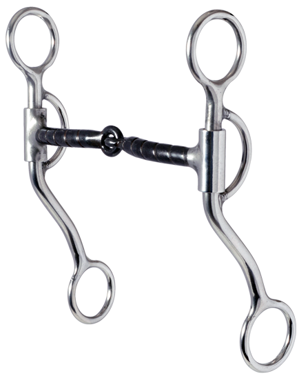 Slow 7 - 3/8" Sweet Iron Ribbon Snaffle by Reinsman