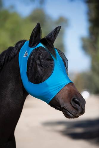 PACIFIC BLUE COMFORTFLY LYCRA MASK  by Professionals Choice