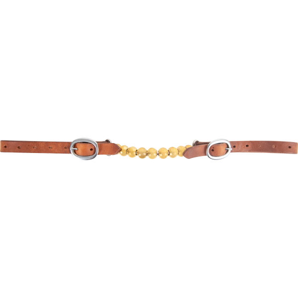 Brass Ball Curb Strap by Classic Equine