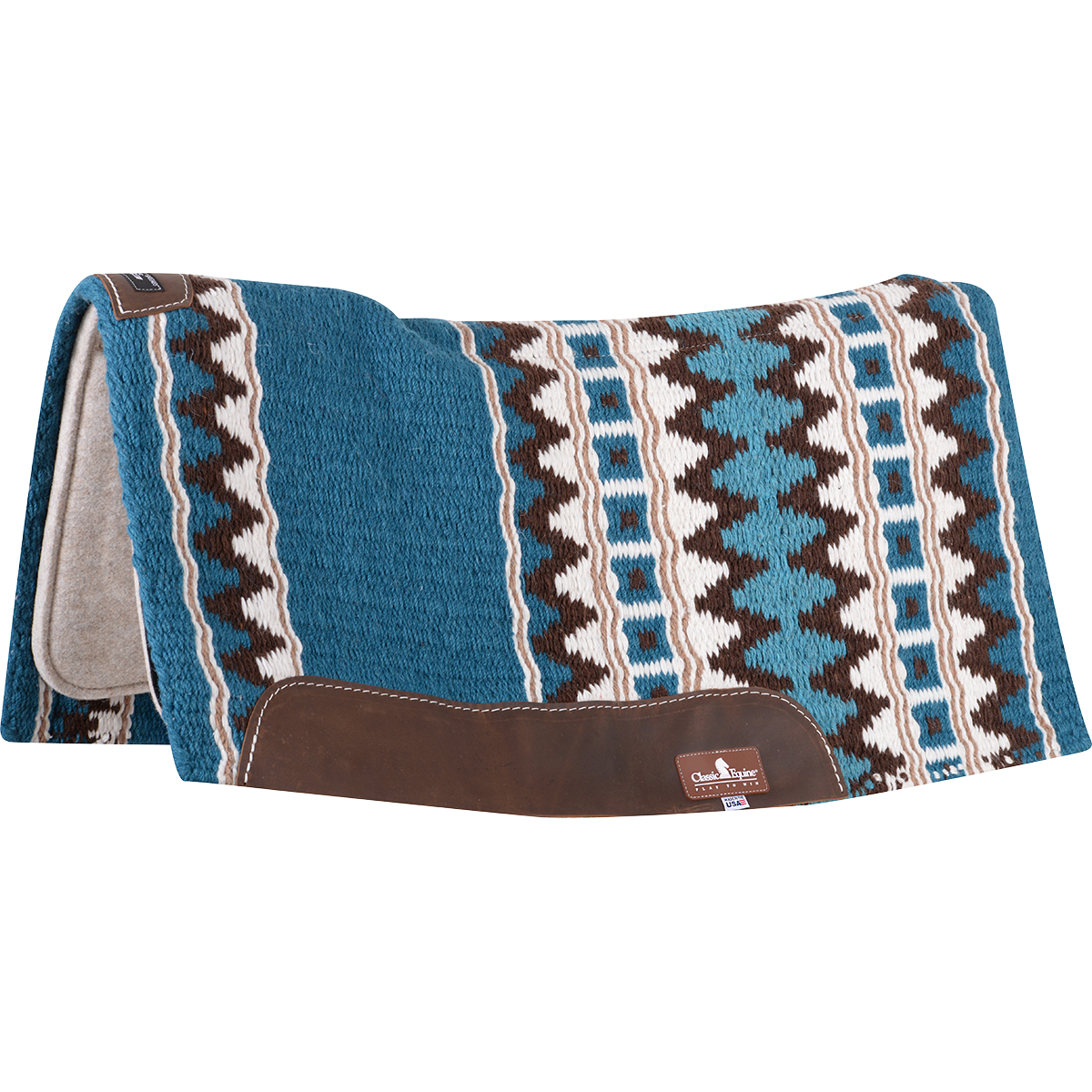 32 X 34 Wool Top ESP Contour Saddle Pad by Classic Equine