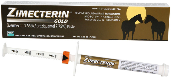 Zimecterin Gold (Ivermectin/Praziquantel) 