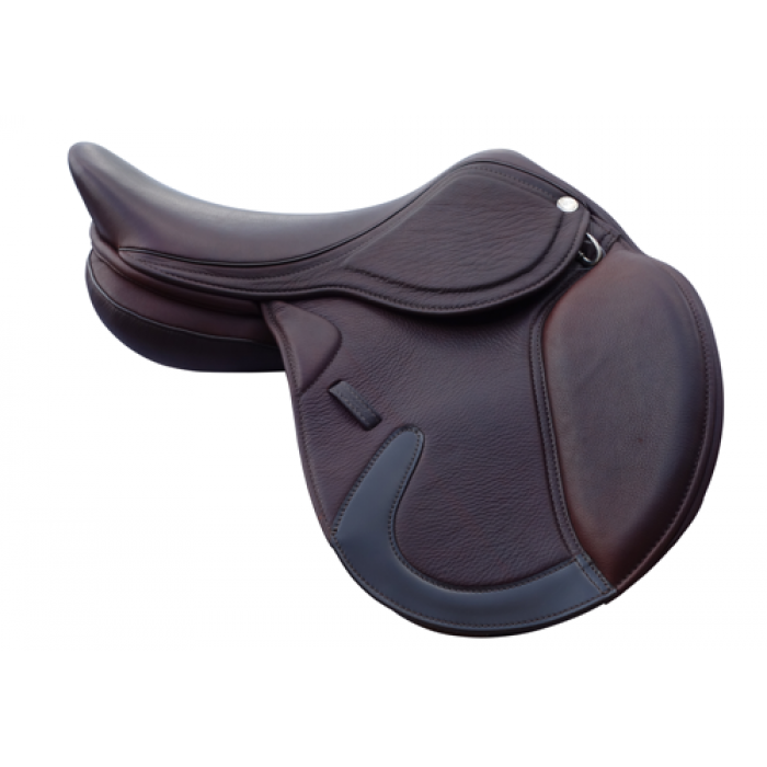 Brown Merida Kid's Double Leather Close Contact English Saddle by Royal Highness