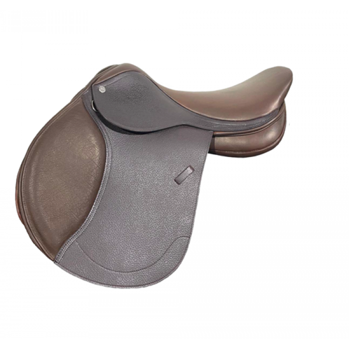 Brown Remy Pro Close Contact English Saddle by Royal Highness