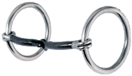 Loose Ring Snaffle- 3/8" Smooth Sweet Iron  Bit by Reinsman