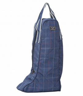 Blue Plaid Optimum Equestrian Boot Bag by Tuff Rider
