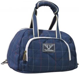 Blue Plaid Optimum Equestrian Helmet Bag by Tuff Rider