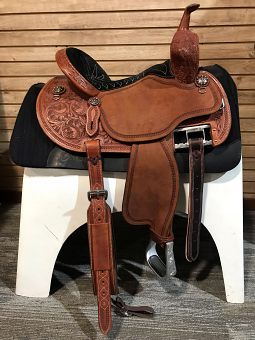 14.5" Stingray with Full Black Suede Seat by Martin Saddlery