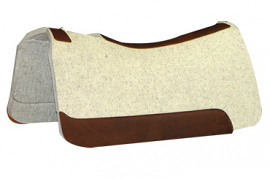 Natural Western Contoured Wool Saddle Pad by 5 Star Equine