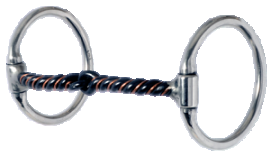 Western Dee-3/8" Sweet & Sour Snaffle Bit by Reinsman