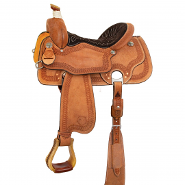 15.5" Wide Fit Odessa All Around Saddle by Circle Y Saddlery