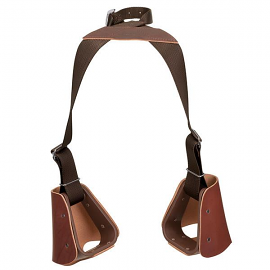 Lil' Dude Nylon and Leather Stirrups by Weaver Leather