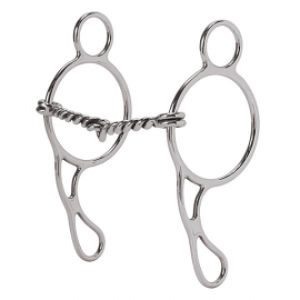 Stainless Twisted Wire Snaffle Wonder Bit by Weaver