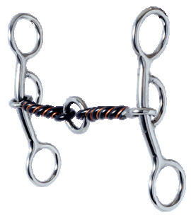 Just Enough- 3-Piece Sweet & Sour Snaffle Lifesaver Bit by Reinsman