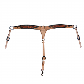 Tooled Roughout Breastcollar by Professionals Choice
