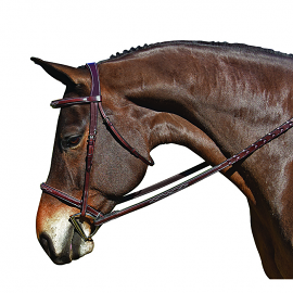 MTL Platinum LIZA Snaffle Hunter Bridle by M. Toulouse