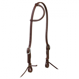 Working Cowboy Sliding Ear Headstall by Weaver