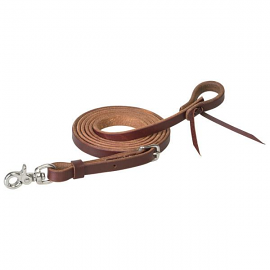 Working Cowboy Roper Reins with Stainless Steel Scissor Snap by Weaver
