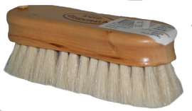 Natural Wood Banded Goat Hair Face Brush