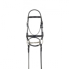 Dressage Bridle with Anti-Slip Reins by Camelot