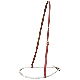 Rope and Latigo Leather Noseband by Weaver