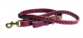 5-PLAIT BUR ROPING REIN SB by Professionals Choice