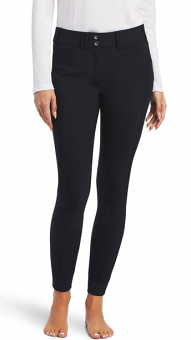 Women's Tri Factor Grip Knee Patch Black Breech by Ariat