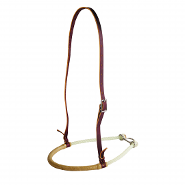 3/8 Lariat Rope with Rawhide Plaited Noseband by Professionals Choice