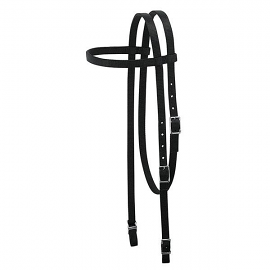 Black Nylon Headstall with Browband by Weaver Leather