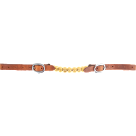 Brass Ball Curb Strap by Classic Equine