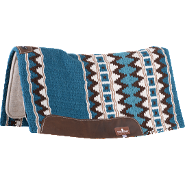 1 Pacific Blue ComfortFit Wool Saddle Pad by Professionals Choice