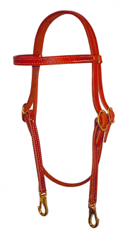 Browband Headstall w/ Snaps by Berlin Leather Company