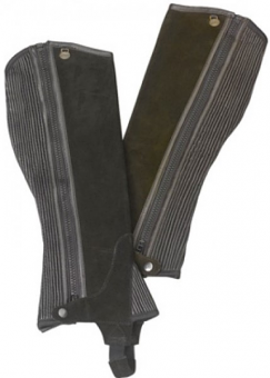 Kid's Ribbed Suede Half Chap by Ovation