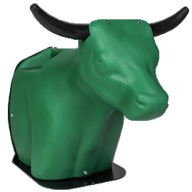 Green Half Body Sidekick Roping Practice Dummy by Smarty Supply Co.