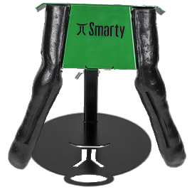 Black and Green Team Roping Heel Practice Dummy by Smarty Supply Co.